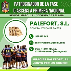 Lee más sobre el artículo PALEFORT, patrocinador del play off de ascenso a primera nacional ( Murcia 25 y …