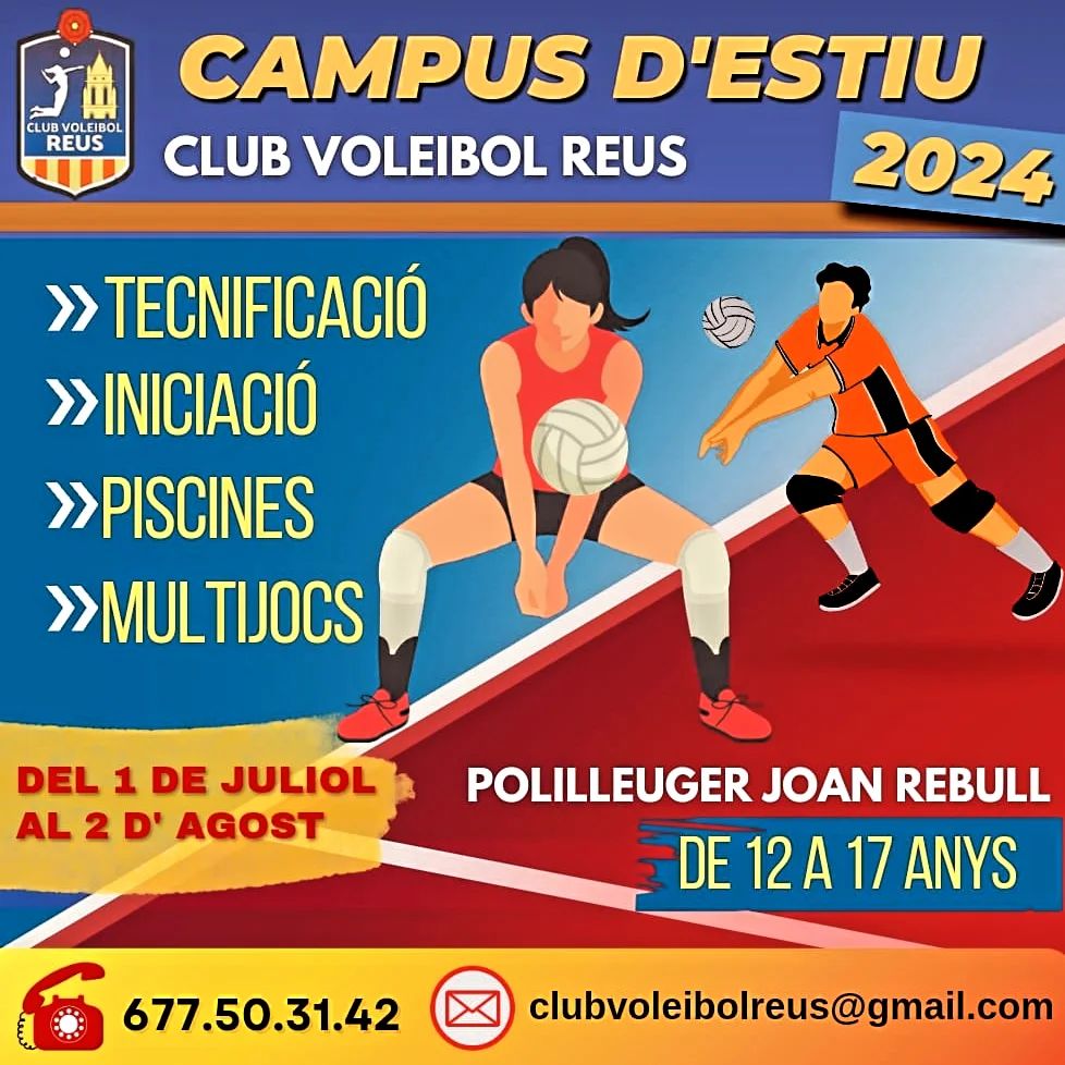 En este momento estás viendo Ja podeu reservar les vostres setmanes a la nostra web clubvoleibolreus.com. Tam…