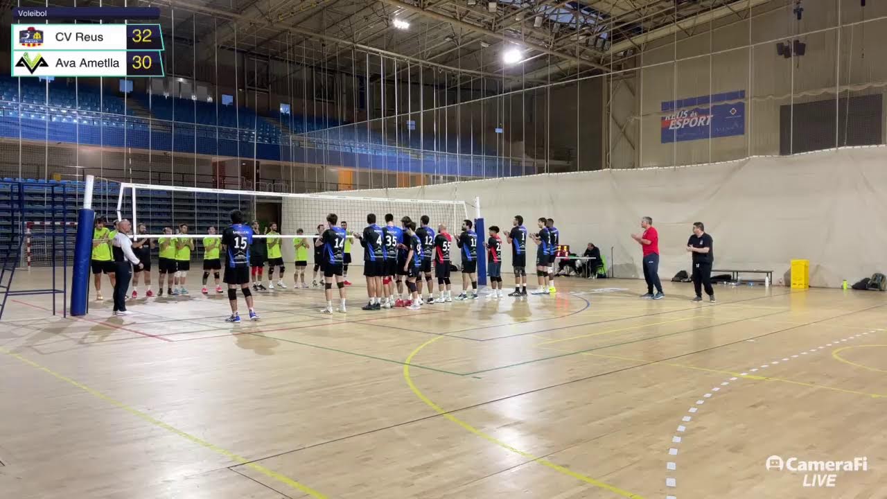 En este momento estás viendo Voleibol senior masculino 1ª nacional CV Reus vs Ava Ametlla